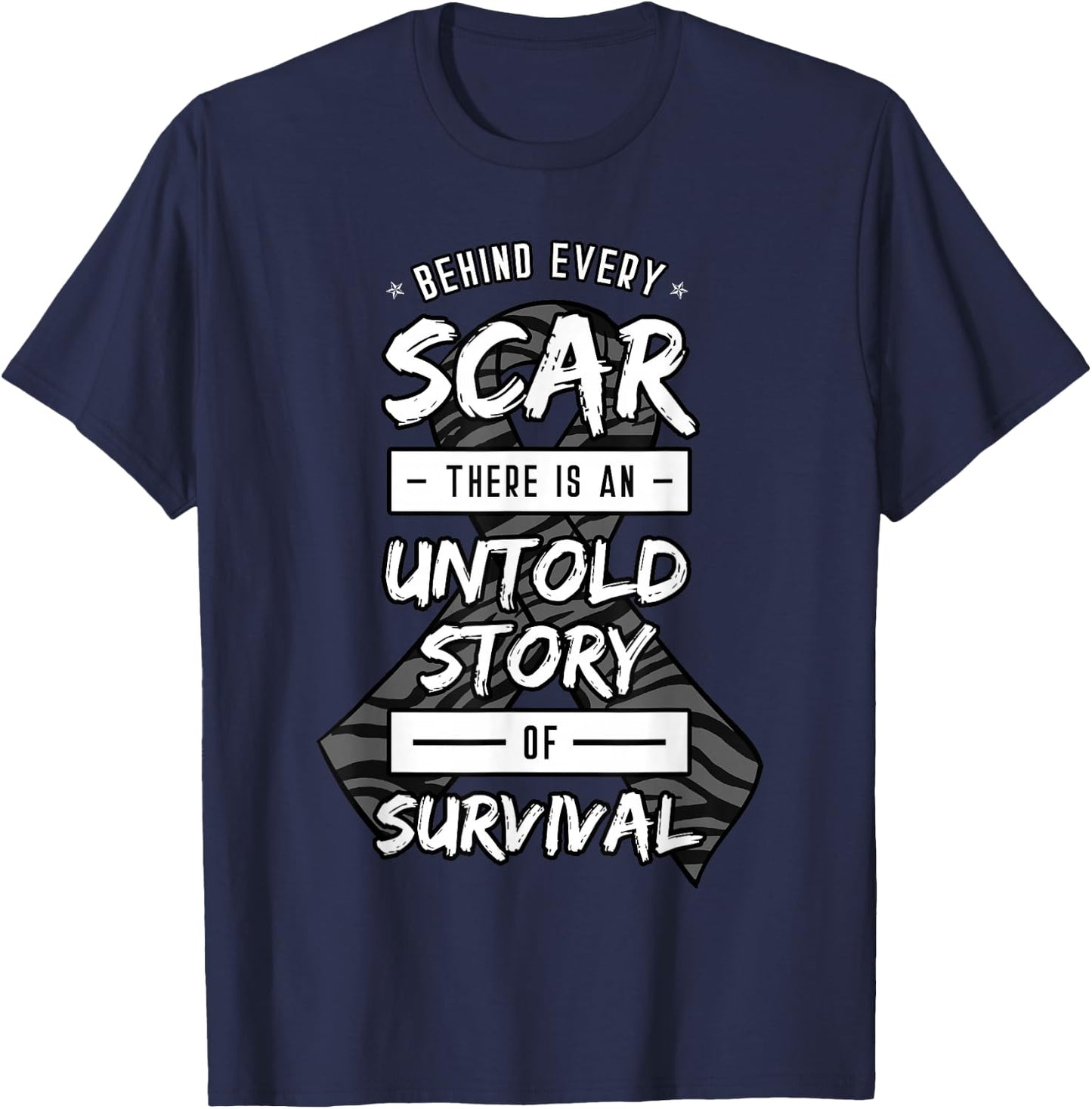 Carcinoid Cancer Shirt ChemotherapyTumor Disease Gift T-Shirt - T-Shirt | Navy
