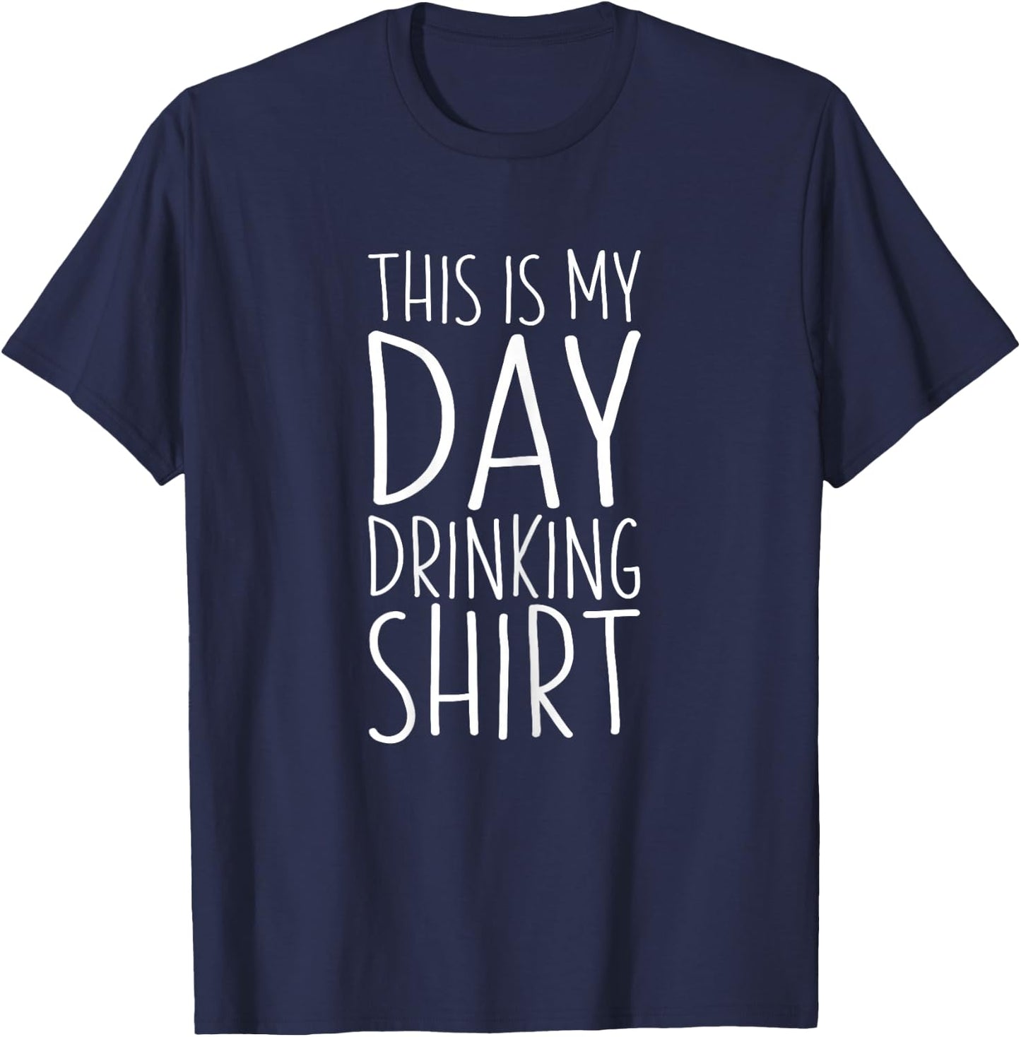 This Is My Day Drinking Shirt Funny Women Drinking T-Shirt - T-Shirt | Navy