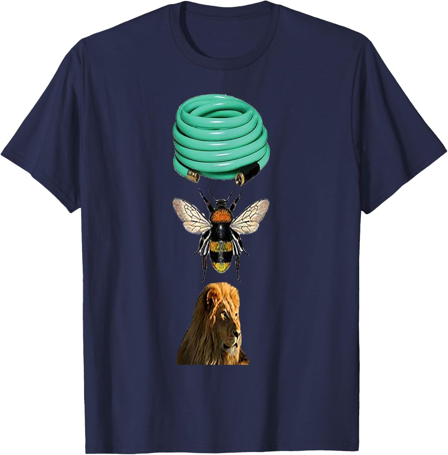 Hoes Bee Lion Shirt T-Shirt - T-Shirt | Navy