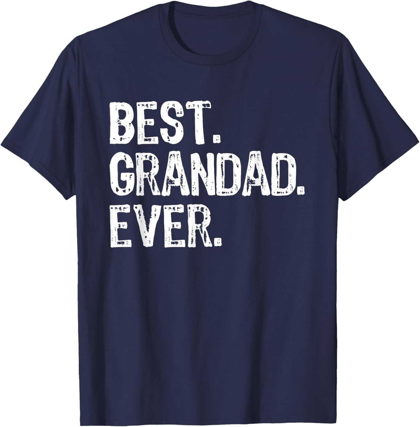 Best Grandad Ever Funny Cool Grandpa T-Shirt - T-Shirt | Navy