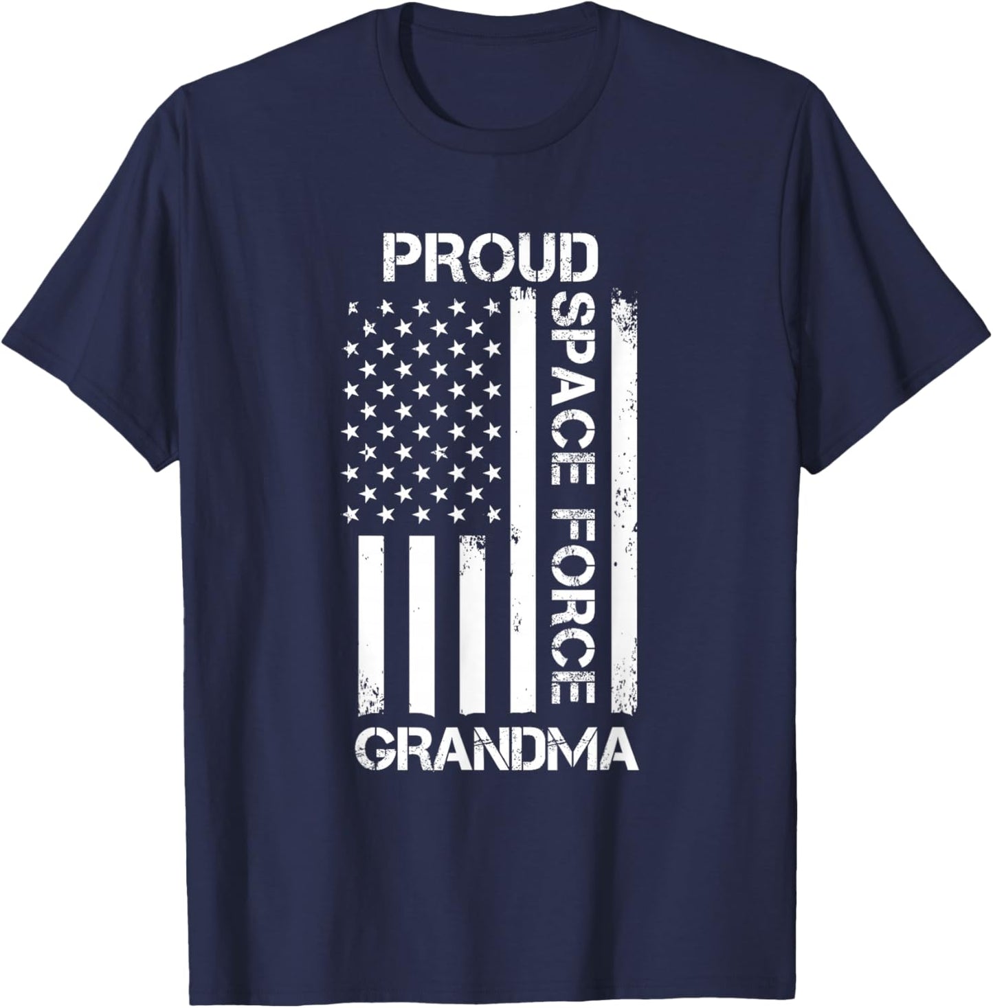Proud Space Force Grandma T-Shirt - T-Shirt | Navy