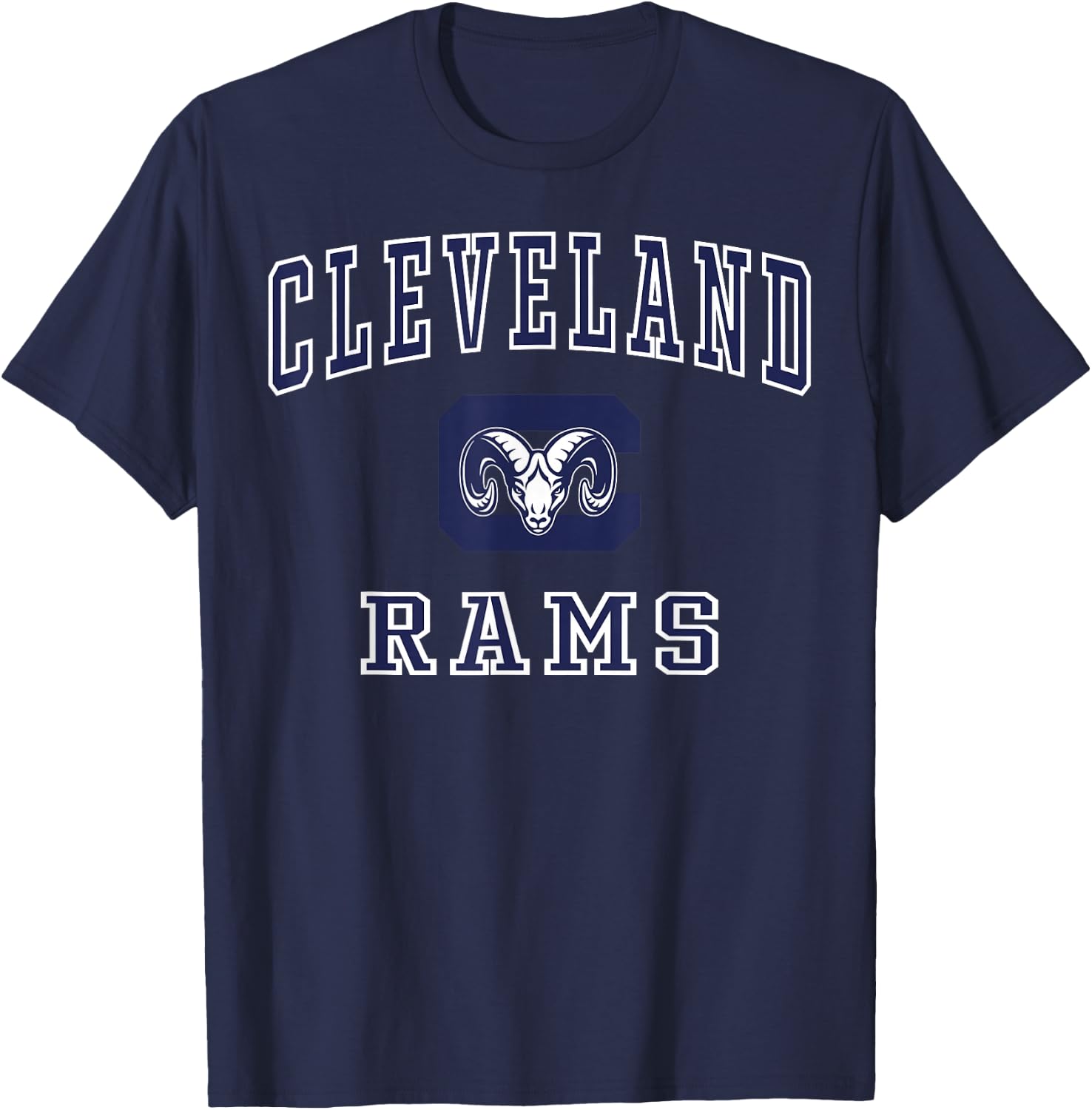 Cleveland High School Rams T-Shirt - T-Shirt | Navy