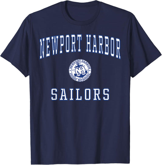Newport Harbor High School Sailors C1 T-Shirt - T-Shirt | Navy