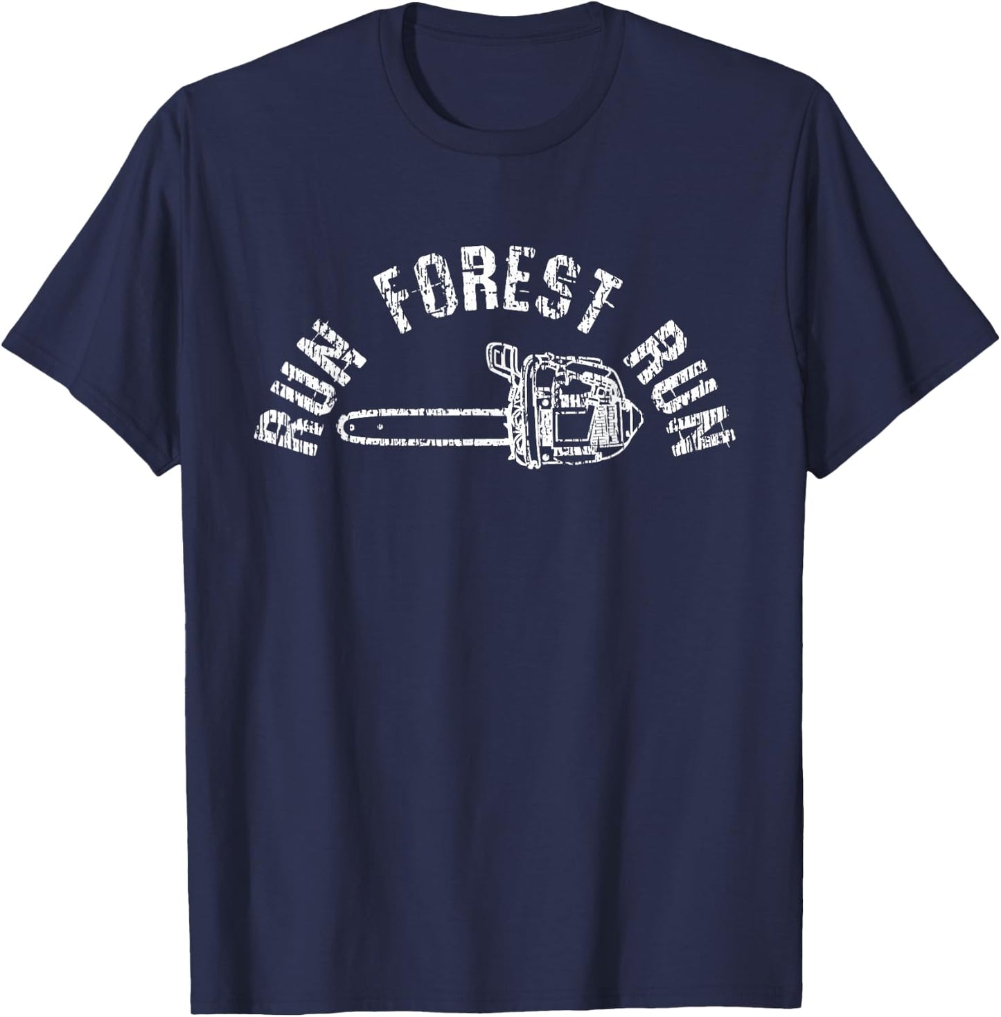 Lumberjack Chainsaw Chop Wood Gift Small T-Shirt - T-Shirt | Navy