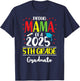 Funny Proud Mama of a Class of 2025 5th Grade Graduate T-Shirt - T-Shirt | Navy