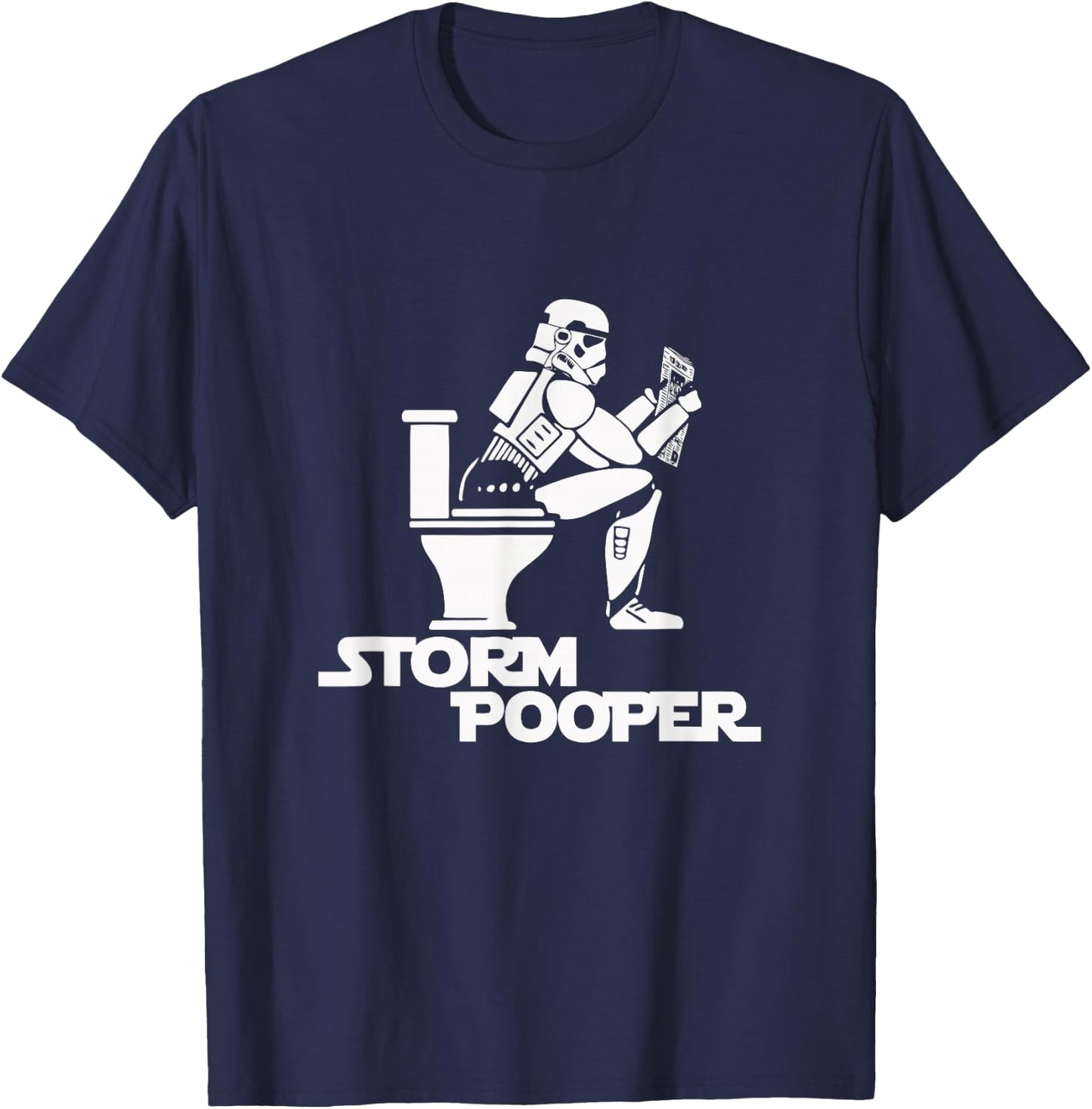 Storm Poopers Funny Parody Men's - GameTeez T-Shirt - T-Shirt | Navy