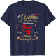 A Queen was Born on June 10 June 10th Birthday T-Shirt - T-Shirt | Navy