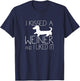 I Kissed A Weiner And I Liked It, Wiener Dog Dachshund Shirt Women Kids T-Shirt - T-Shirt | Navy
