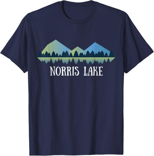 Tennessee Lake Shirt | Norris Lake TN T-Shirt - T-Shirt | Navy