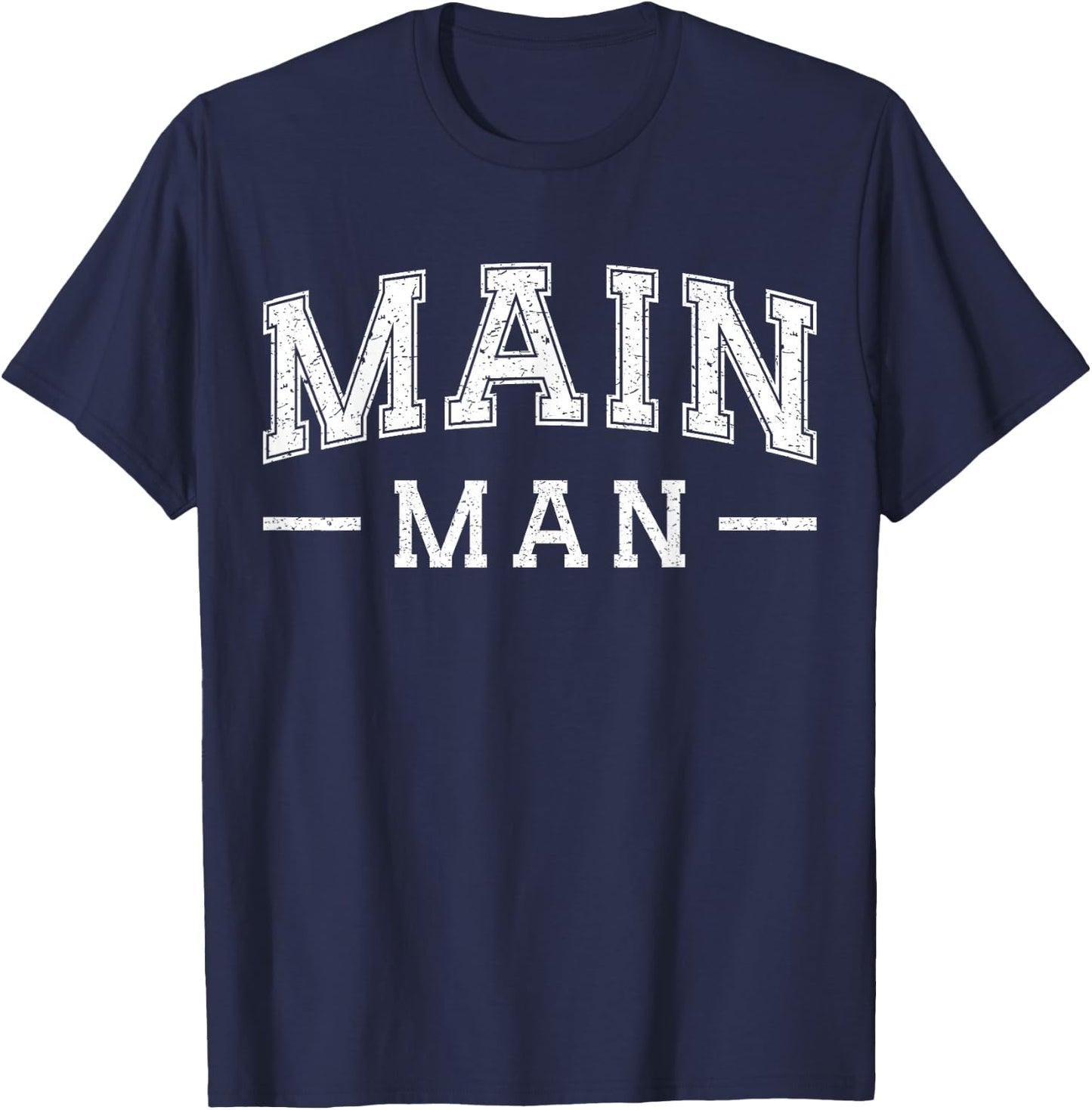 Main Man Side Chick Thanksgiving Meal Matching Couple Pajama T-Shirt - T-Shirt | Navy