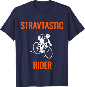 'Stravtastic Rider' Strava T-Shirt - T-Shirt | Navy