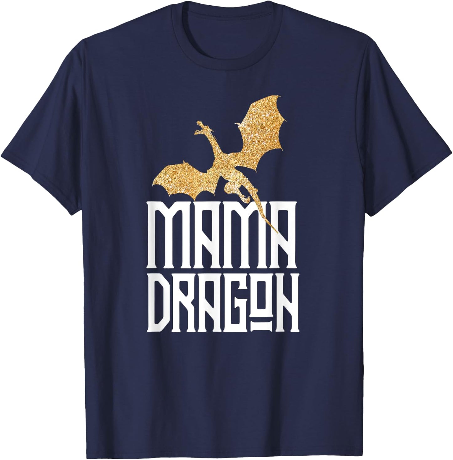 Mama Dragon Gift Matching Family Tribe Mother Mother T-Shirt - T-Shirt | Navy