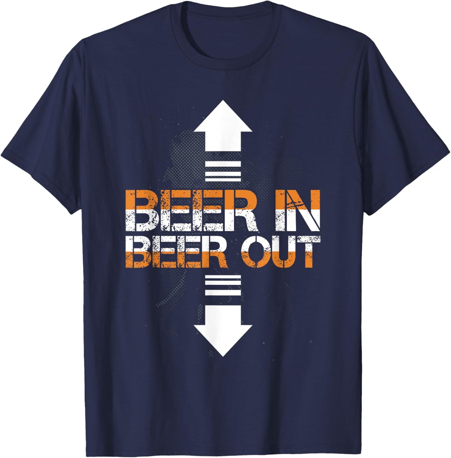 Beer In Beer Out T-Shirt - T-Shirt | Navy