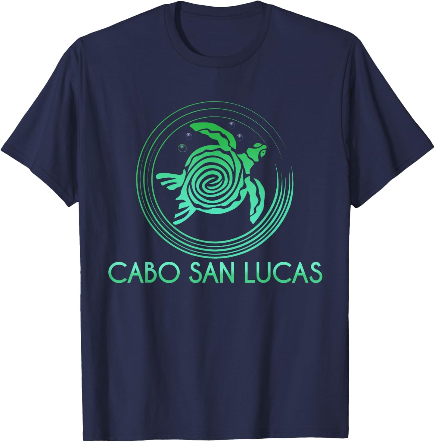 Cabo San Lucas Tribal Turtle T-Shirt - T-Shirt | Navy