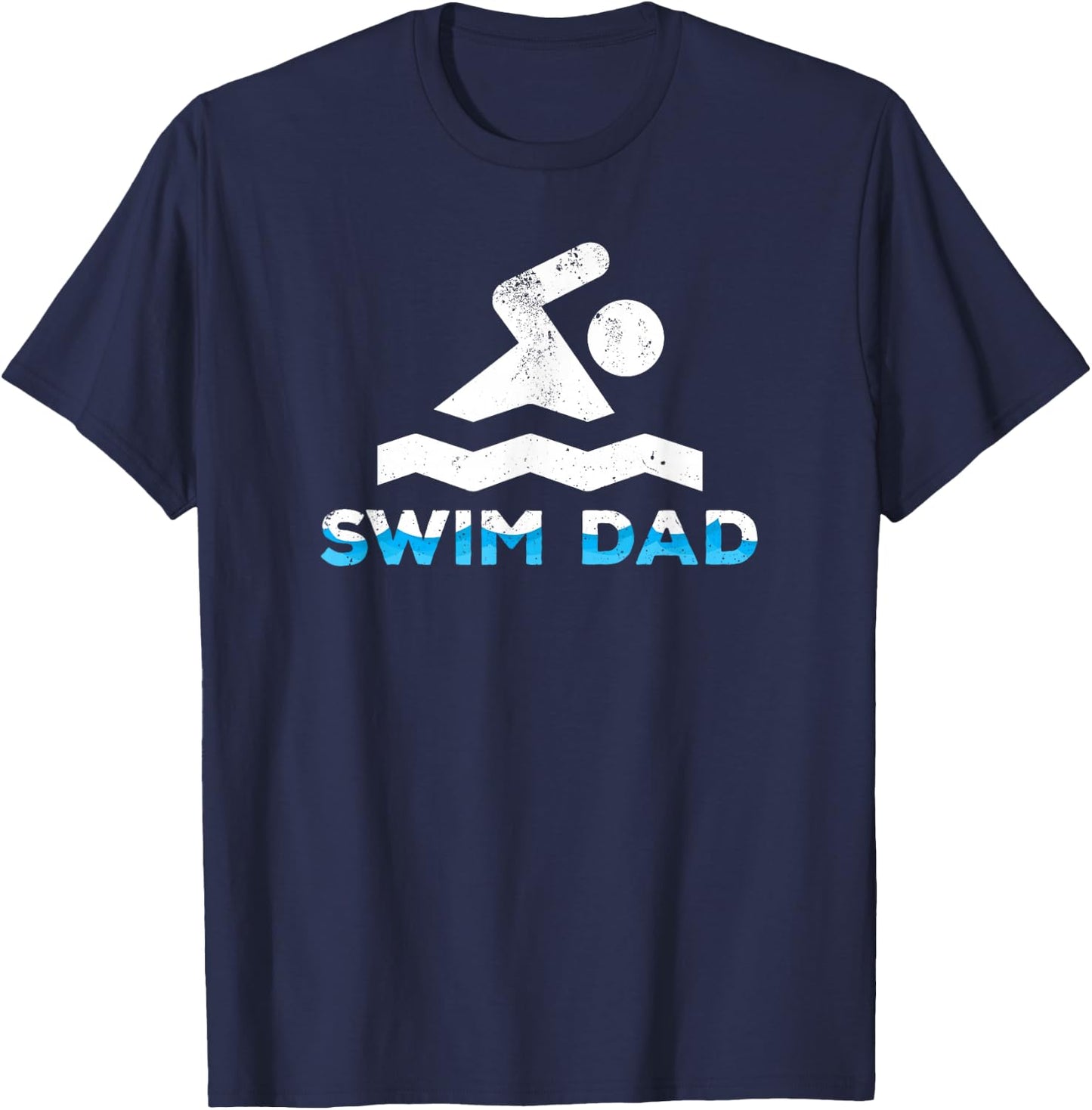 Cool Swim Dad for swimmers T-Shirt - T-Shirt | Navy
