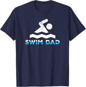 Cool Swim Dad for swimmers T-Shirt - T-Shirt | Navy