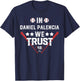 We Trust in Daniel Palencia Chicago Baseball MLBPA T-Shirt - T-Shirt | Navy