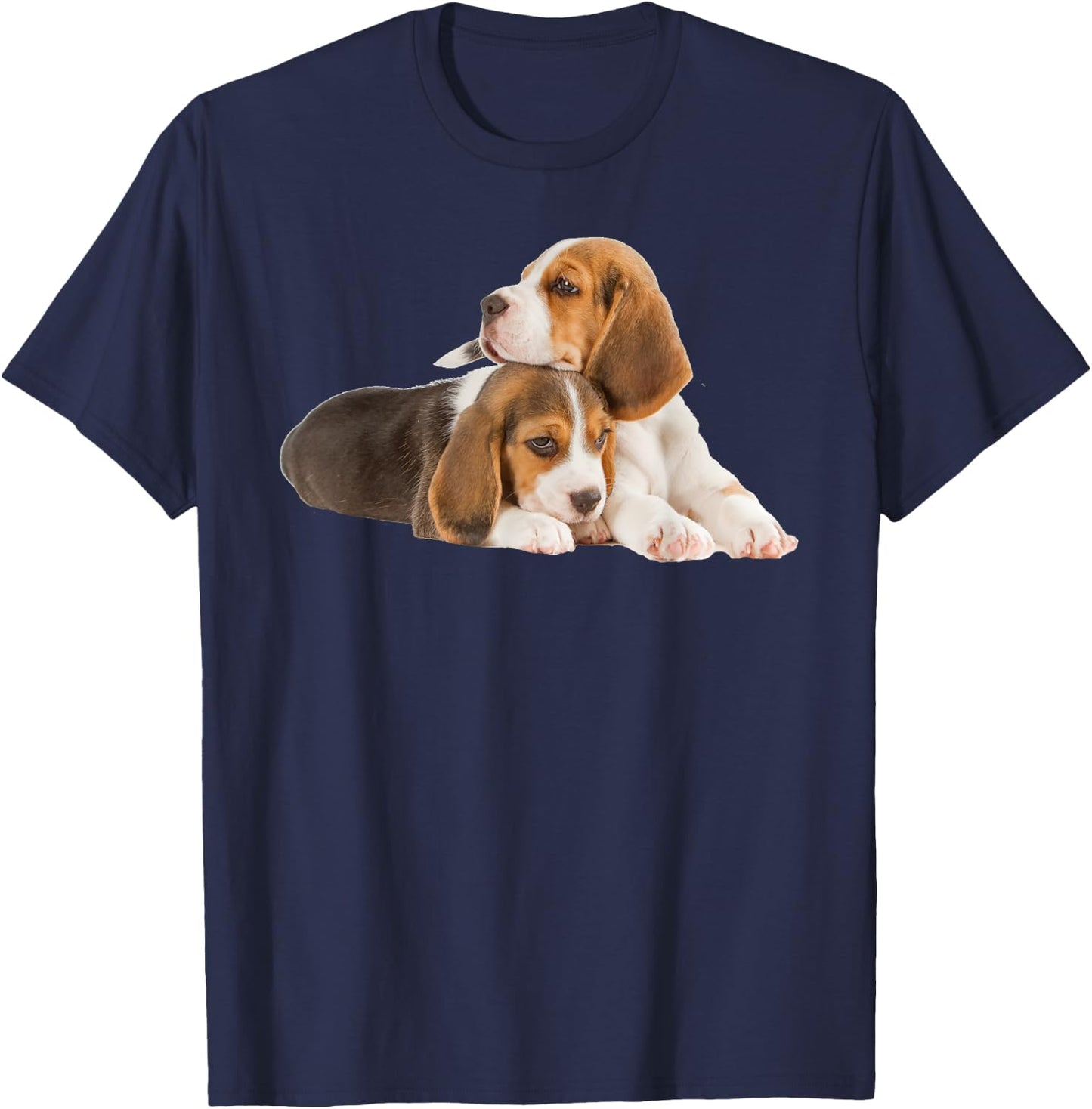 Beagle Puppy T Shirt T-Shirt - T-Shirt | Navy