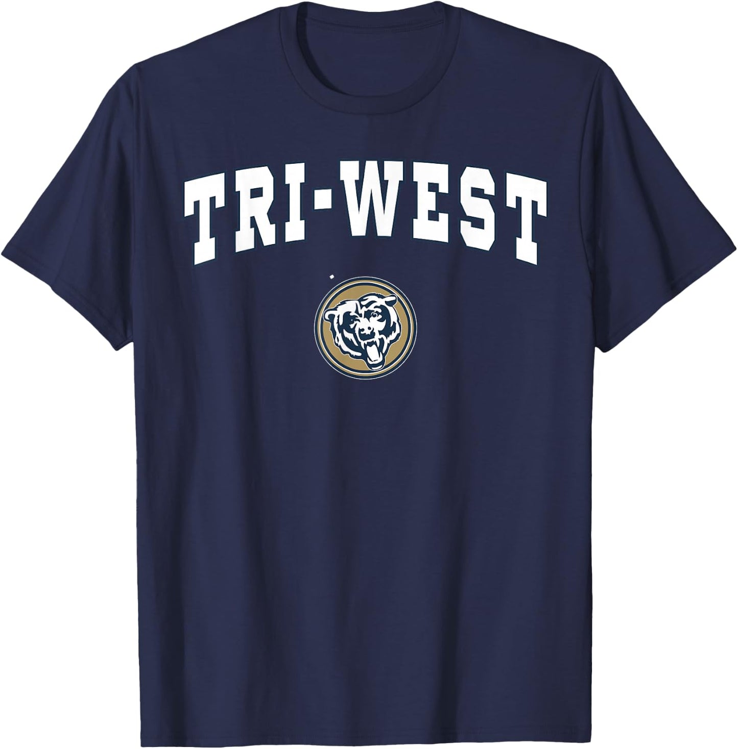 Tri-West High School Bruins T-Shirt - T-Shirt | Navy