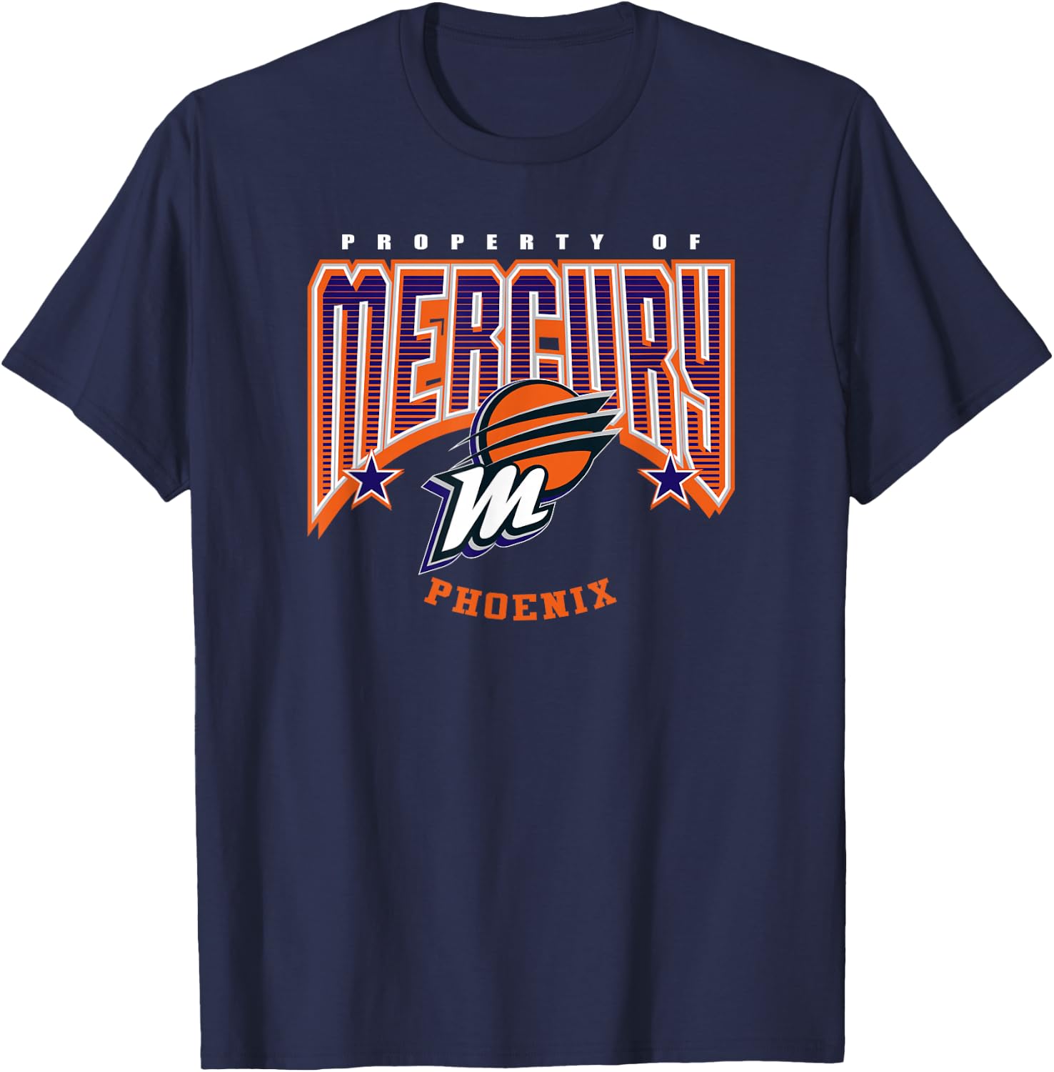 WNBA Phoenix Mercury Nothing but Net T-Shirt - T-Shirt | Navy