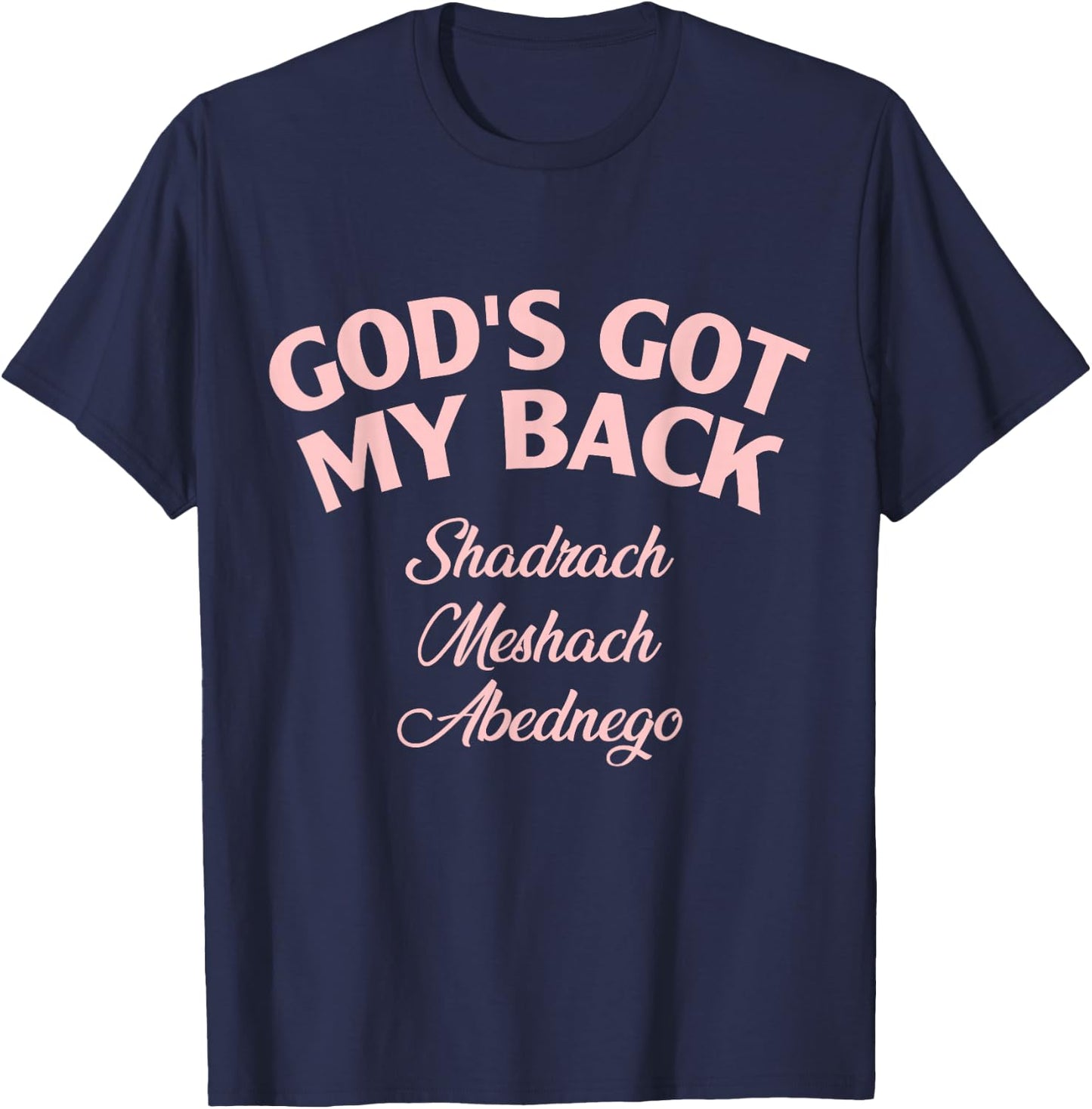 Brandon God's Got My Back Lake T-Shirt - T-Shirt | Navy