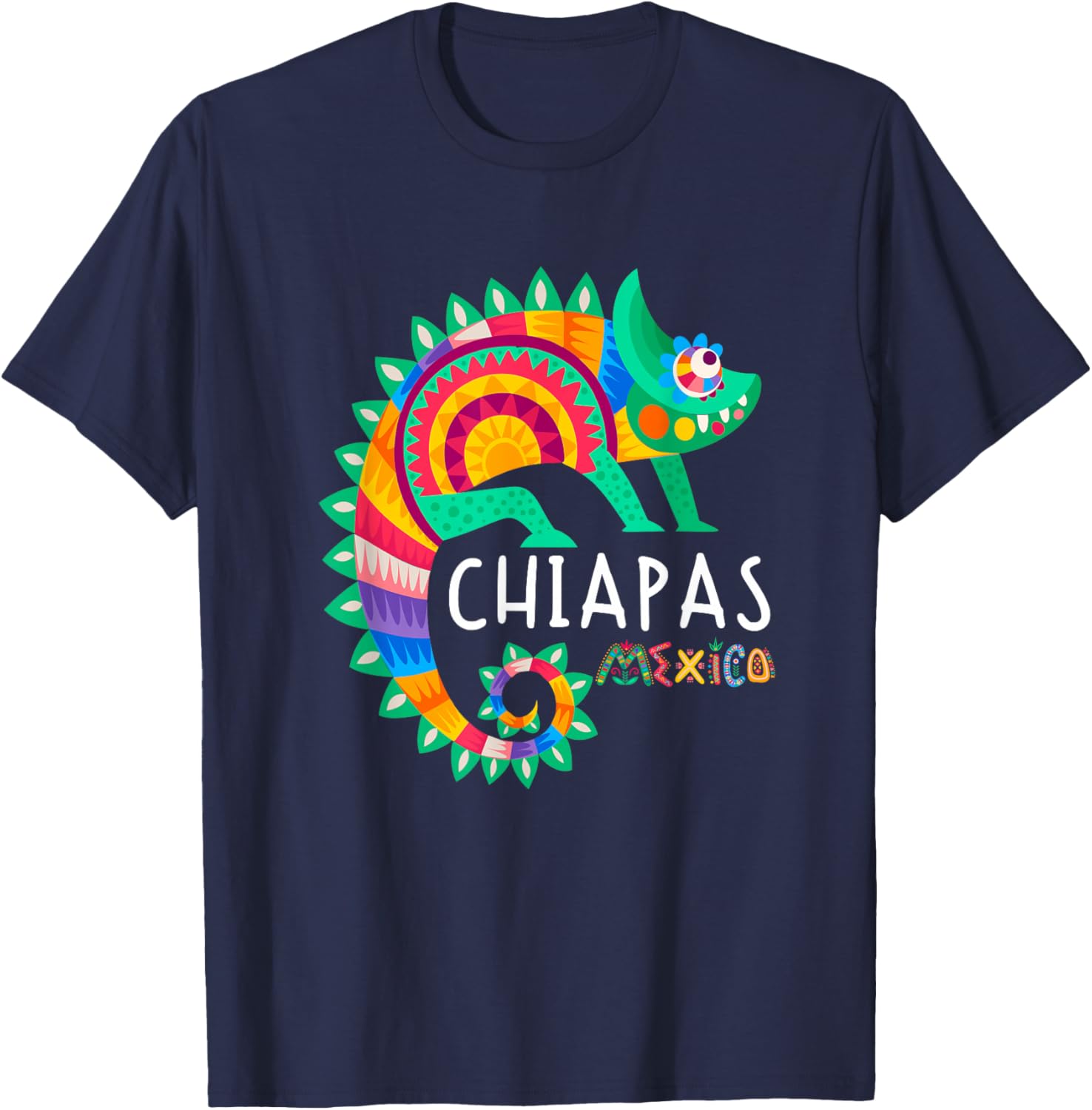 Mexico Chiapas T-Shirt - T-Shirt | Navy