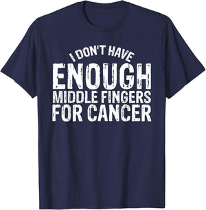 Funny Chemo Chemotherapy Battle Cancer T-Shirt - T-Shirt | Navy