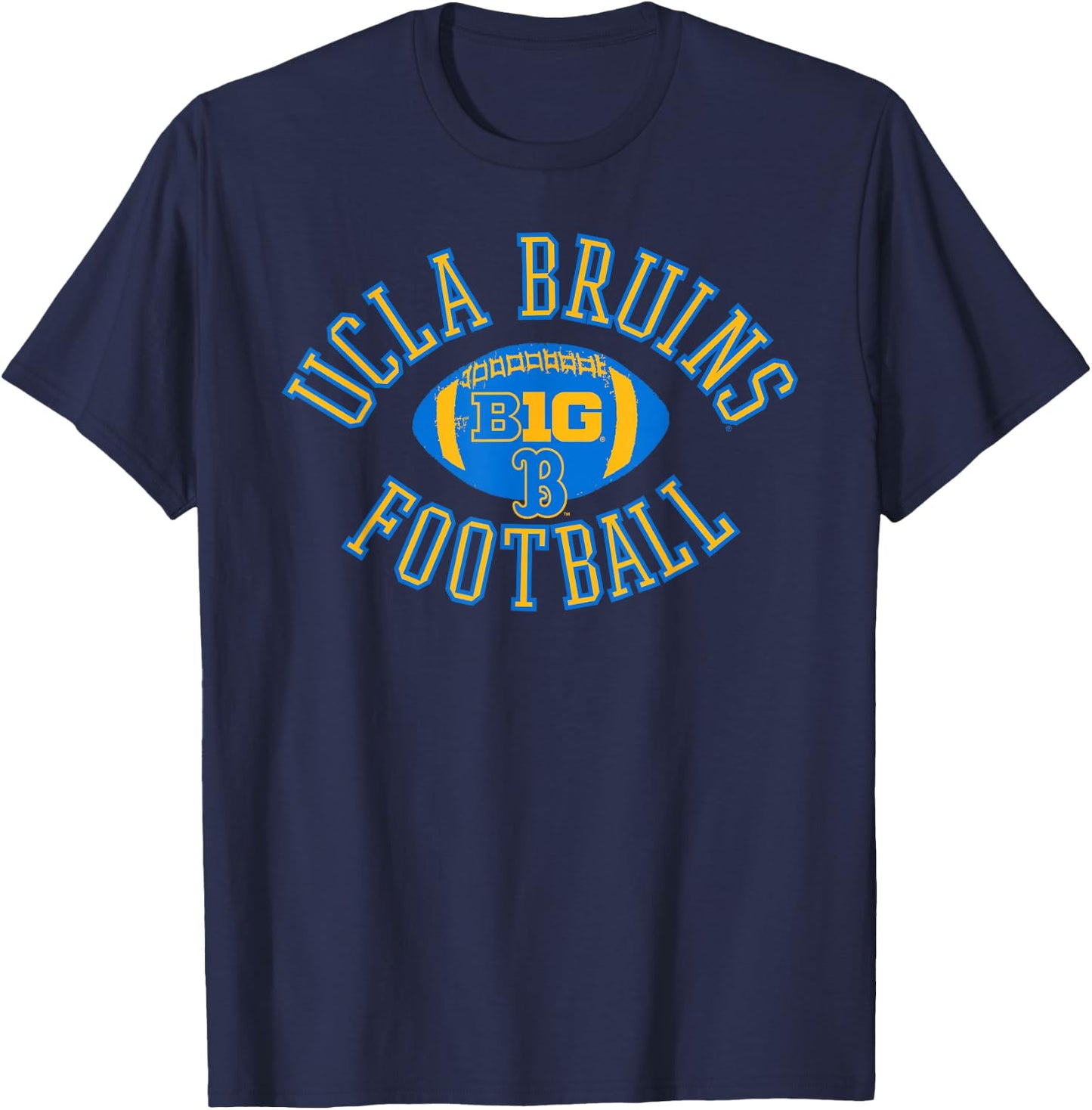 UCLA Bruins Big 10 Football Huddle Officially Licensed T-Shirt - T-Shirt | Navy