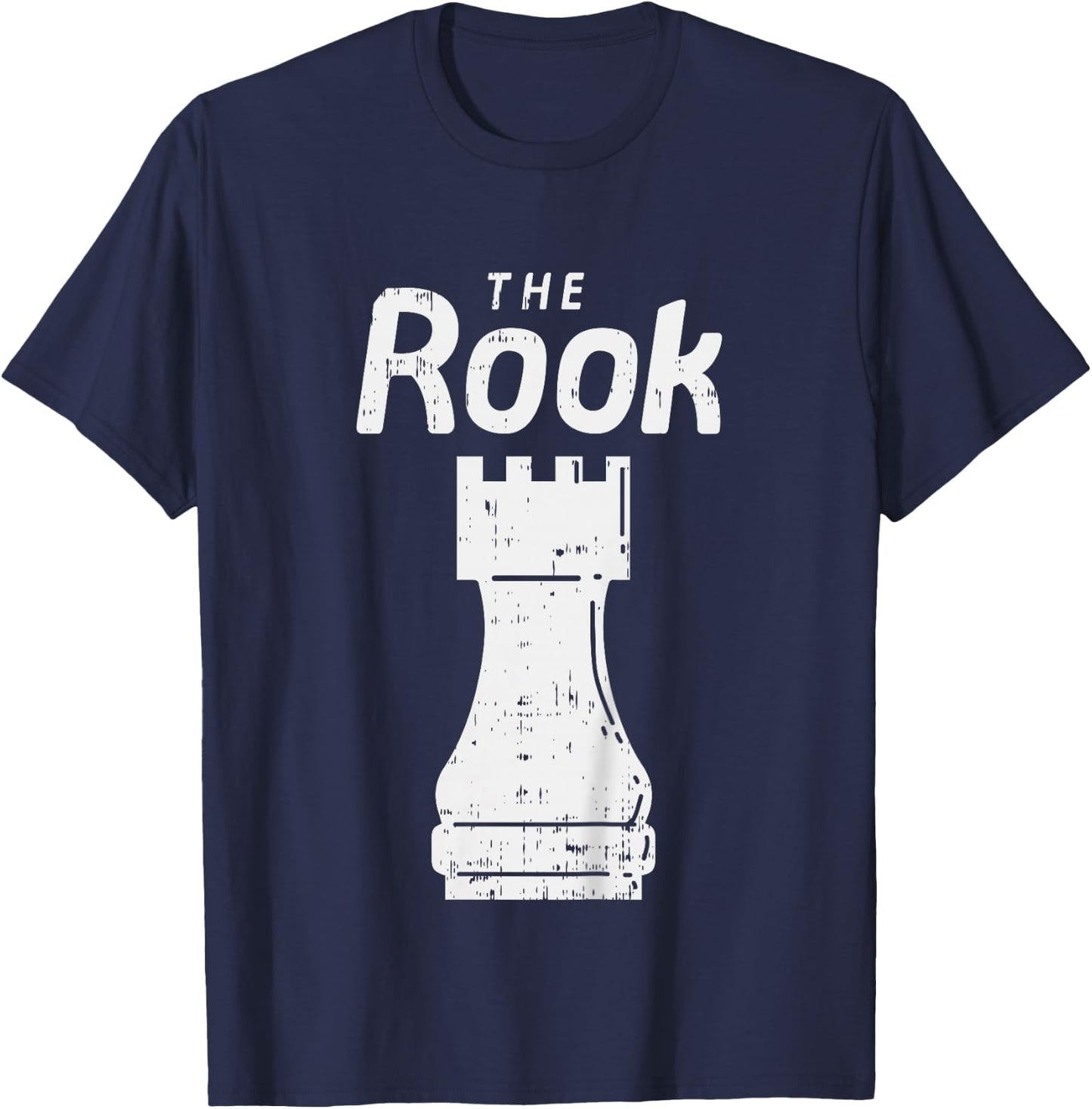 Kids Halloween Chess Piece The Rook Shirt Group Matching Costume T-Shirt - T-Shirt | Navy