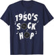 1950s Design Sock Hop T-Shirt - T-Shirt | Navy