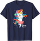 Girl Ballerina SHIRT Unicorn ballet dancing Kids Gift T-Shirt - T-Shirt | Navy