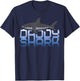 Daddy Shark Clothes Outfit Father's Day Gift Sharks T-Shirt - T-Shirt | Navy