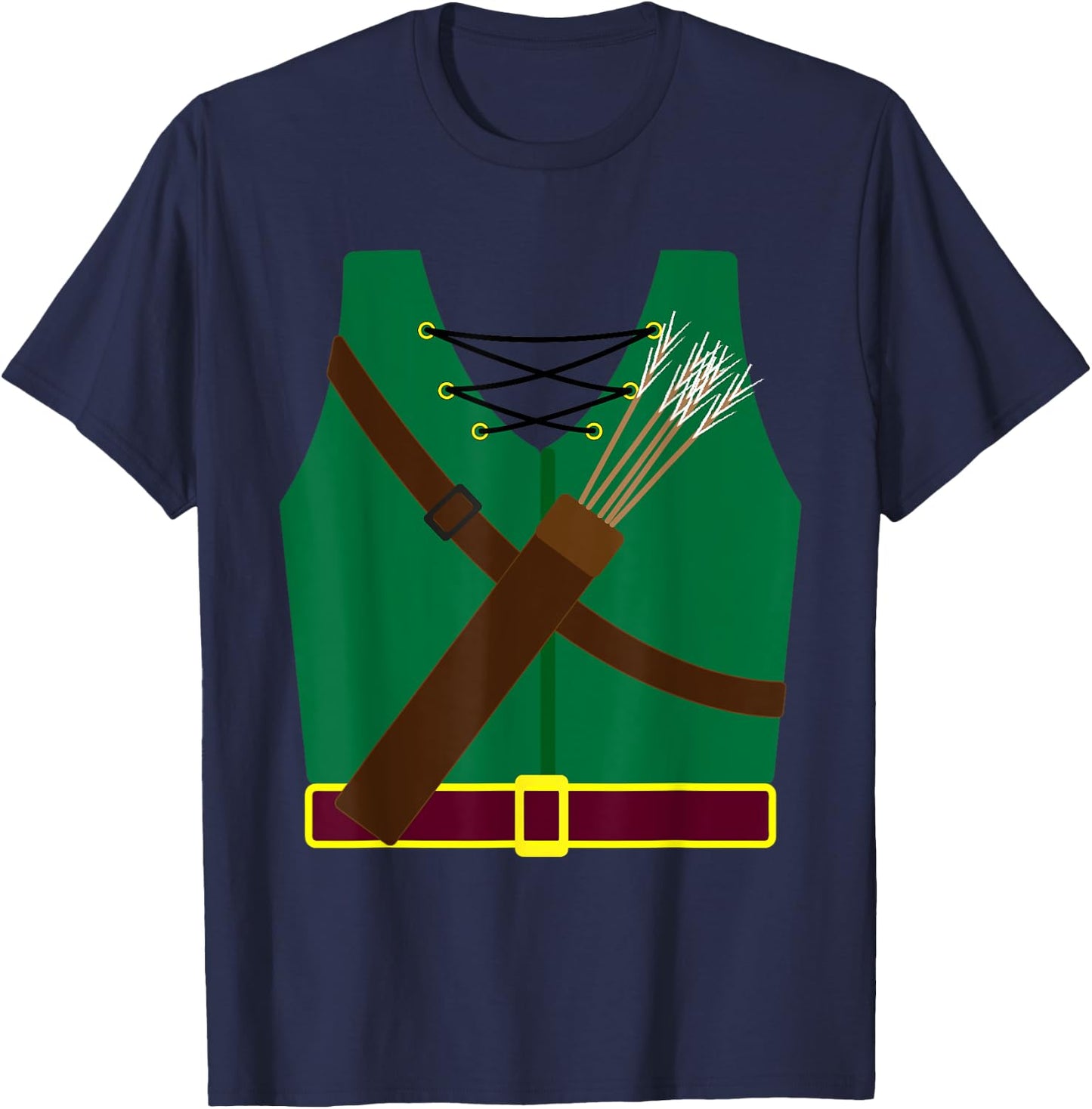 Archer Costume Halloween - Funny Archery Arrow Gift T-Shirt - T-Shirt | Navy