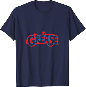 Grease Color Car Logo Retro Movie Musical T-Shirt - T-Shirt | Navy