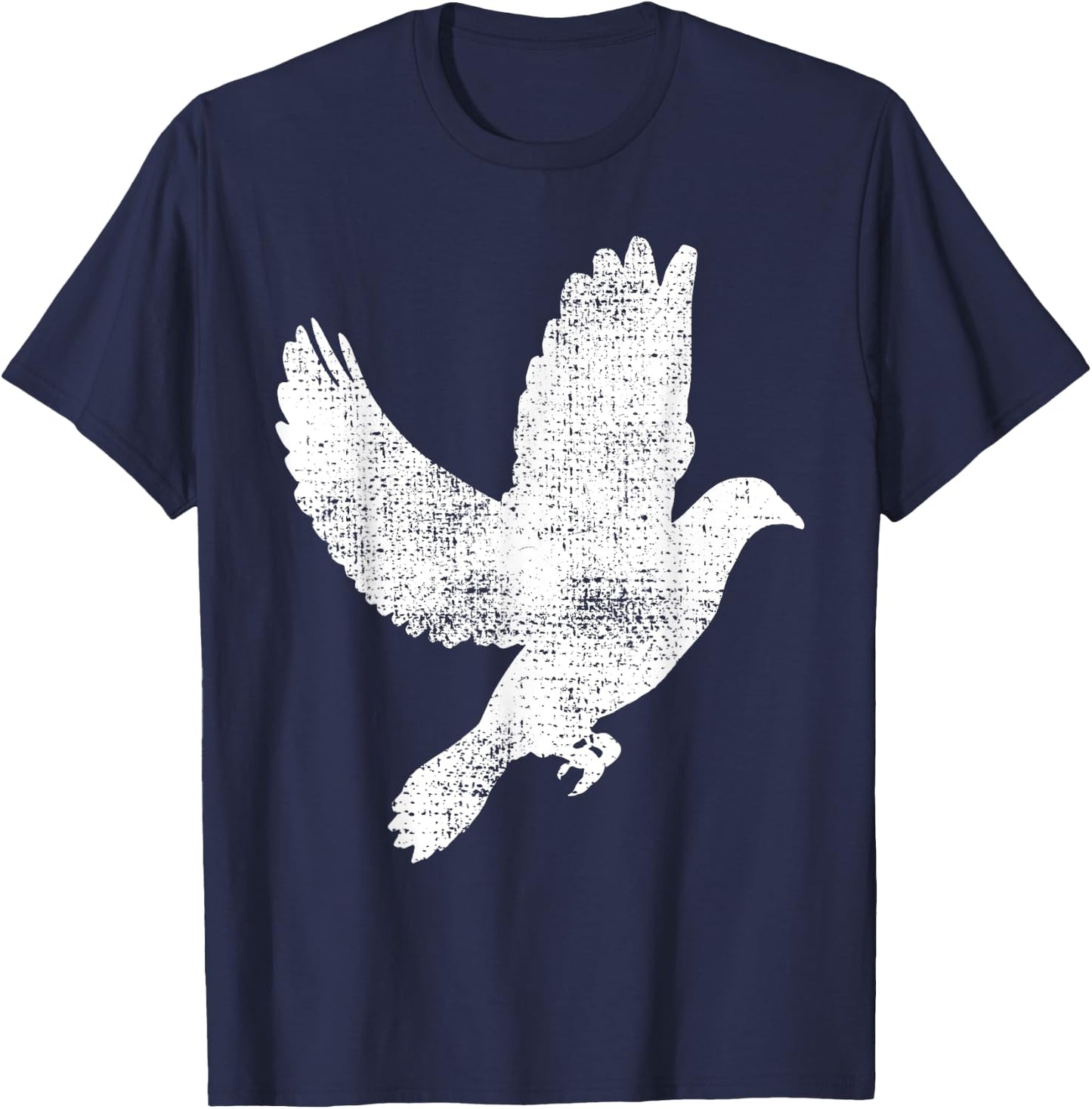 Dove Vintage Flying Pigeon Gift Shirt T-Shirt - T-Shirt | Navy