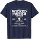 Wicked Pissah Boston Bar Shirt Dive Bar T-Shirt - T-Shirt | Navy