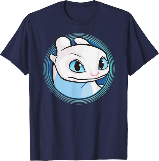 How to Train Your Dragon 3 Light Rage Head T-Shirt - T-Shirt | Navy