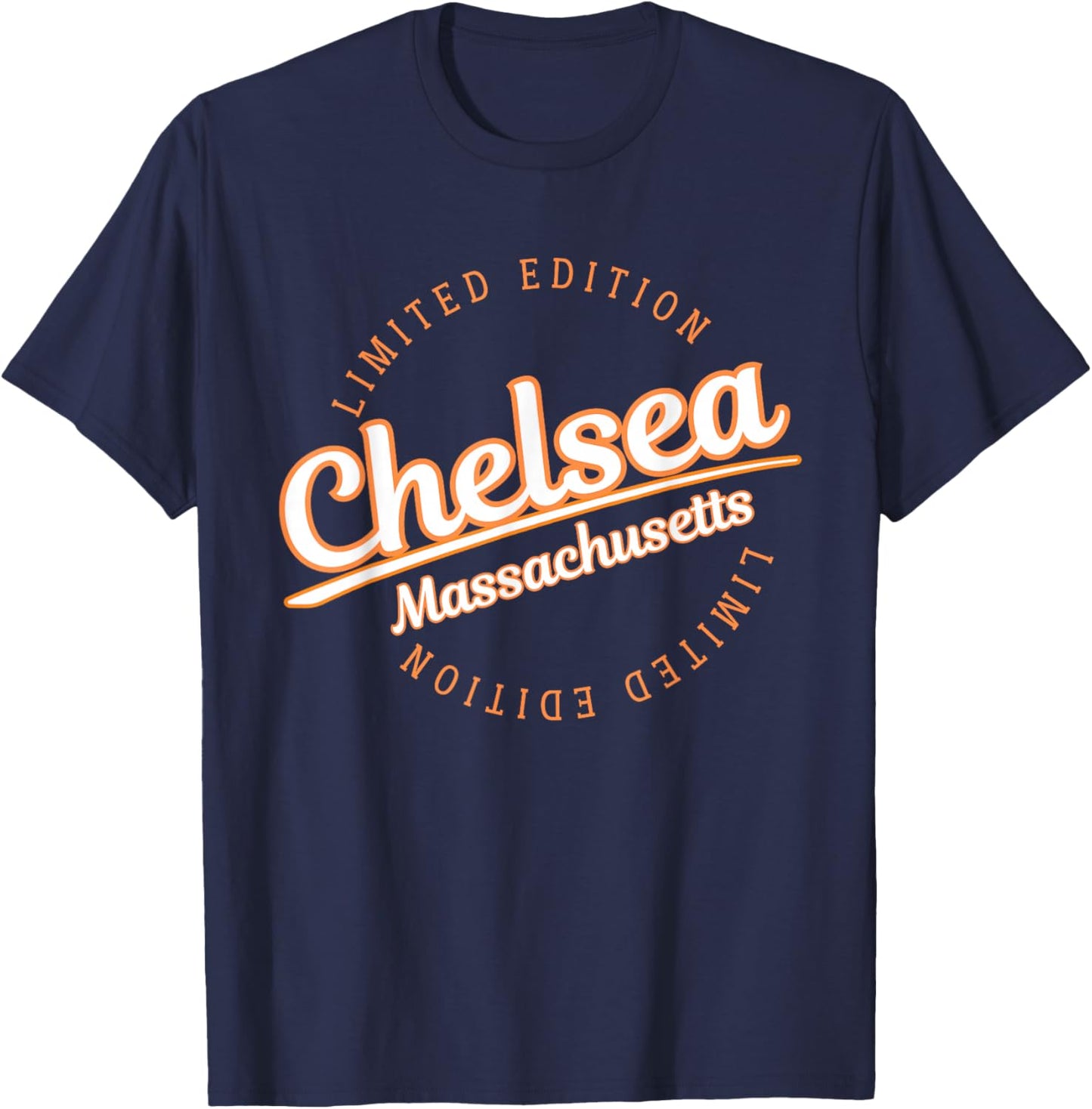 Retro Athletic Chelsea MA Apparel T-Shirt - T-Shirt | Navy