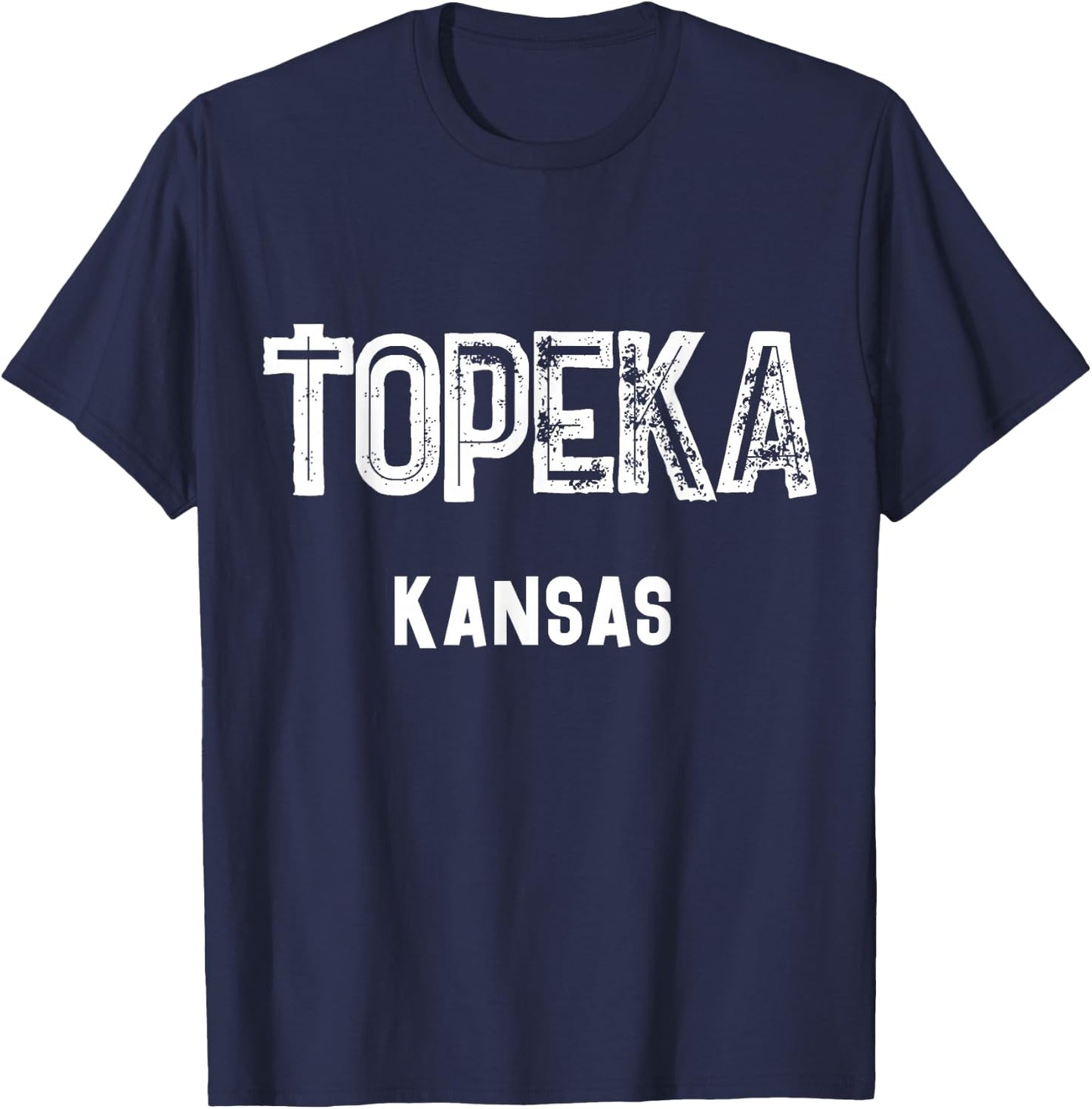 Topeka Kansas T-Shirt - T-Shirt | Navy