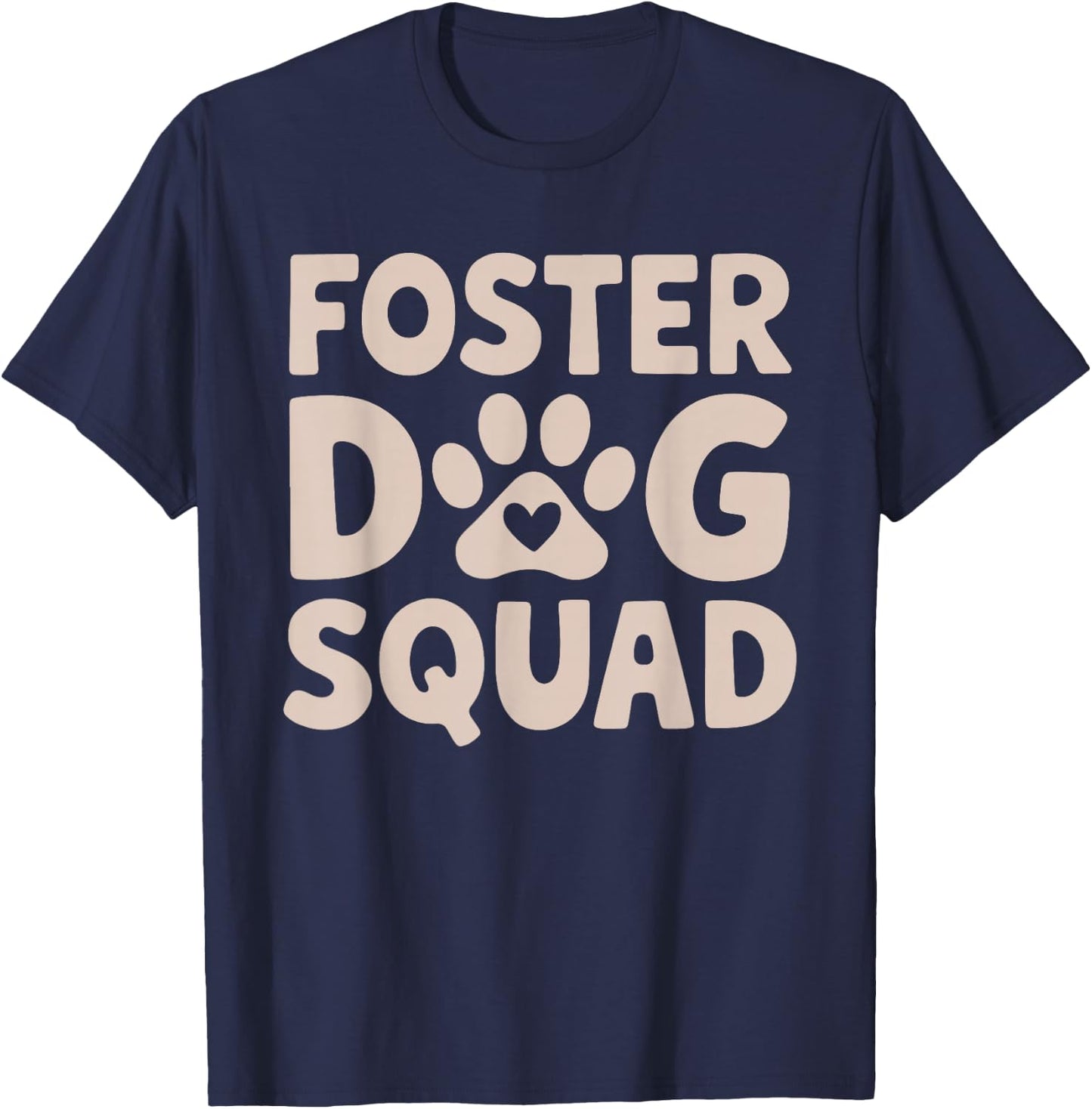 Foster Dog Squad T-Shirt - T-Shirt | Navy