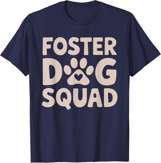 Foster Dog Squad T-Shirt - T-Shirt | Navy