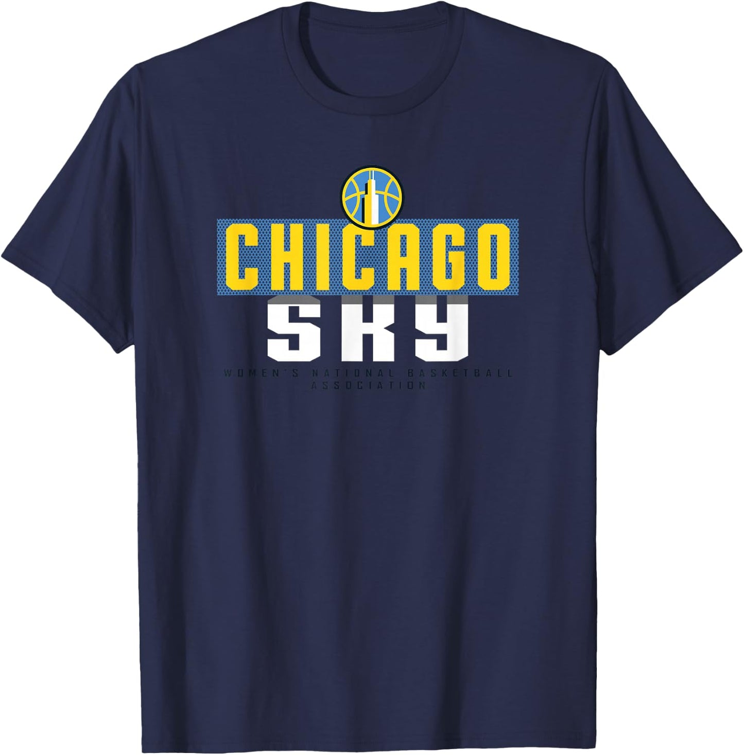 WNBA Chicago Sky Sky Box T-Shirt - T-Shirt | Navy