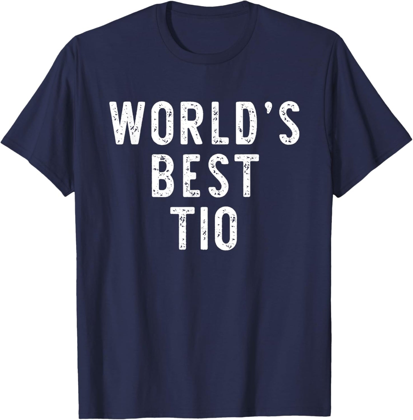 World's Best TIO Funny Family T-Shirt - T-Shirt | Navy