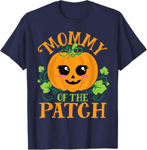 Mommy Pumpkin of the Patch Matching Family Set Mom Halloween T-Shirt - T-Shirt | Navy