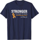 Nice Message Leukemia Awareness Orange Ribbon Women Men Kid T-Shirt - T-Shirt | Navy