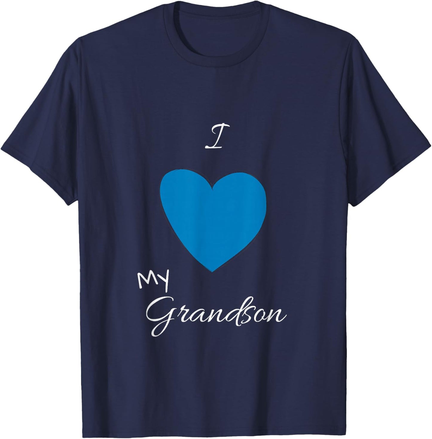 I love my Grandson T-Shirt - T-Shirt | Navy