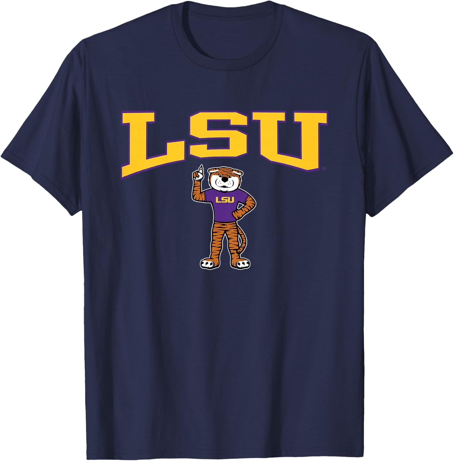 Kids LSU Tigers Kid's Mike Gray Officially Licensed T-Shirt - T-Shirt | Navy