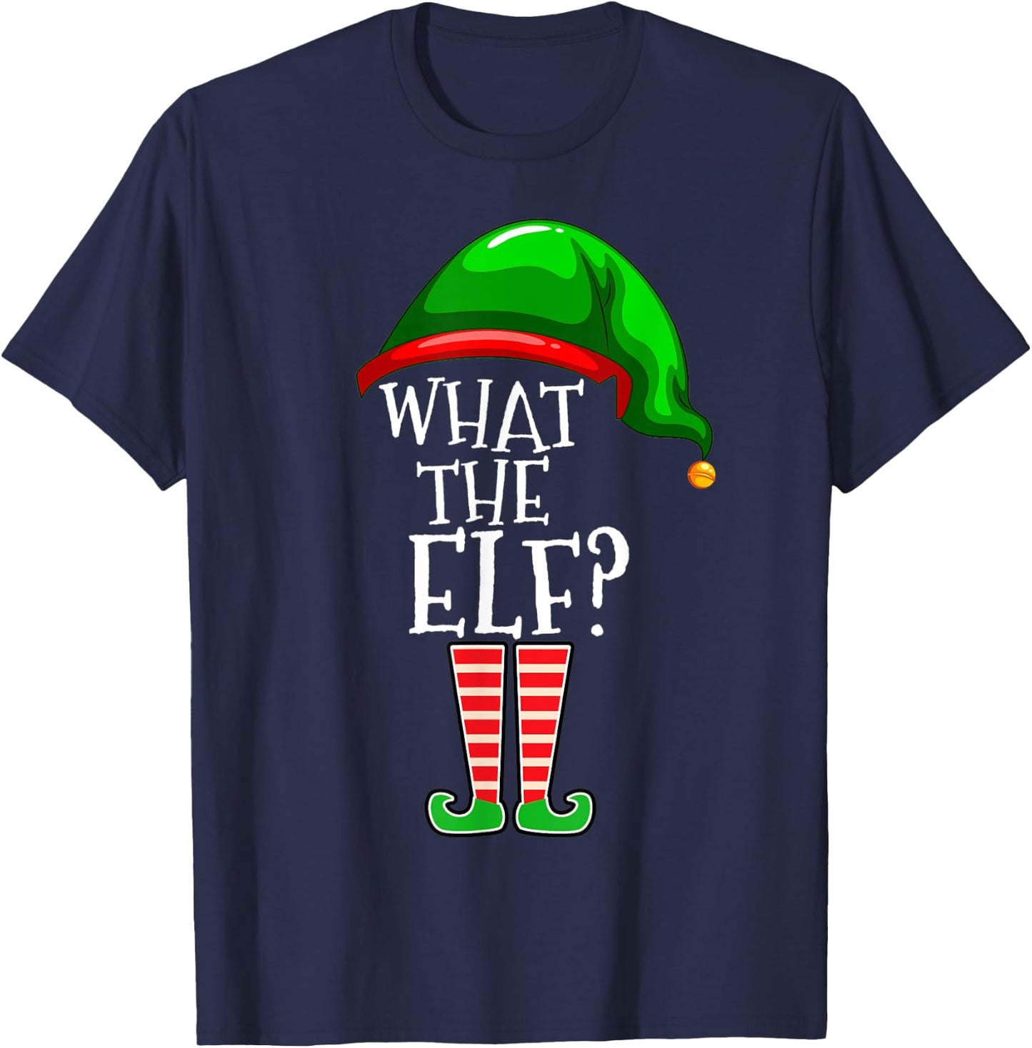 What The Elf Group Matching Family Christmas Gift Outfit T-Shirt - T-Shirt | Navy