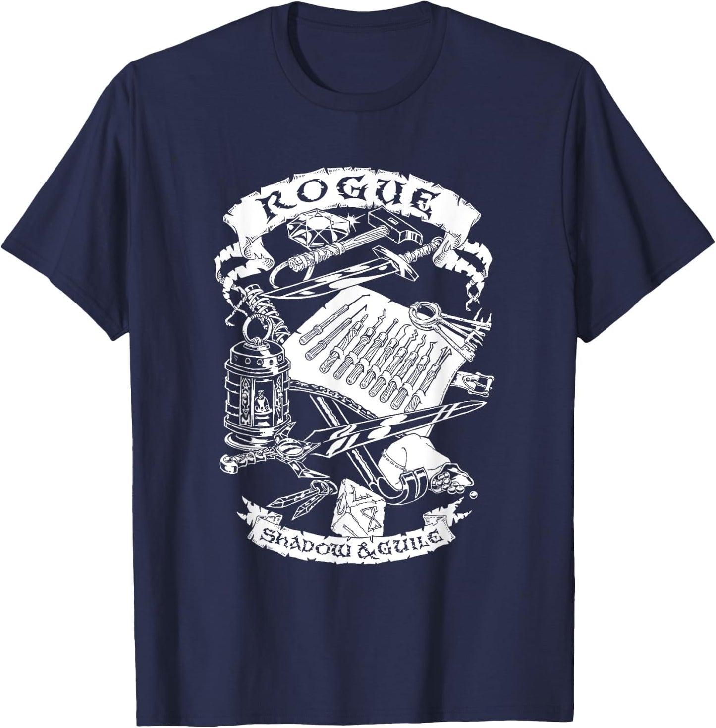 Fantasy RPG - Rogue T-Shirt - T-Shirt | Navy