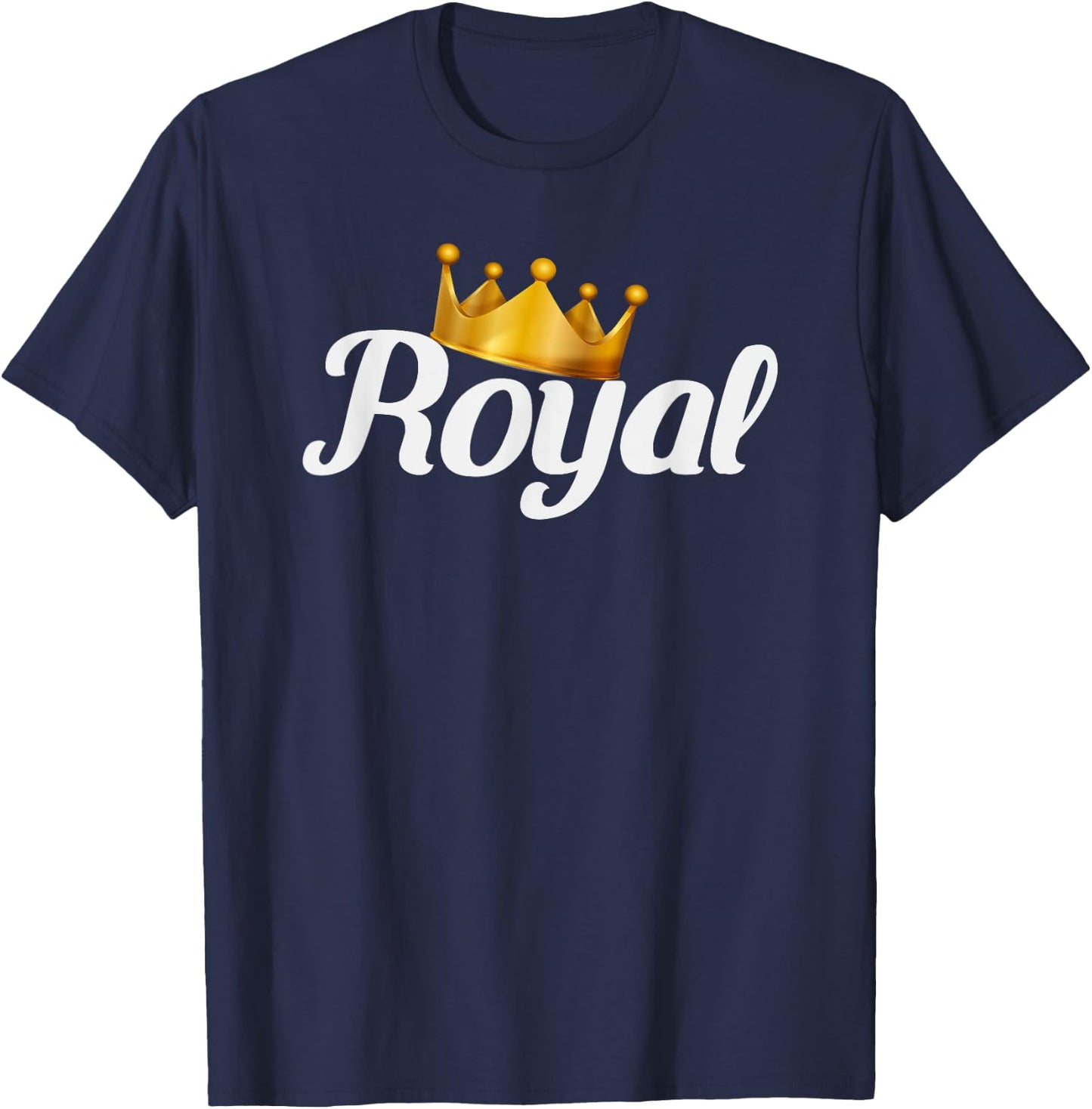 Royal Gold Crown T-Shirt - T-Shirt | Navy